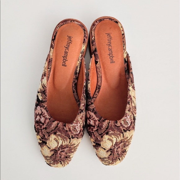 Jeffrey Campbell Tapestry Mules - Picture 2 of 4